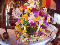 東区松小池町・全岩寺様の花御堂です。